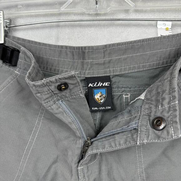KUHL KühlDry Evaporative Comfort Hiking Shorts Gray Size S Outdoor Adventure 5” - Picture 3 of 12